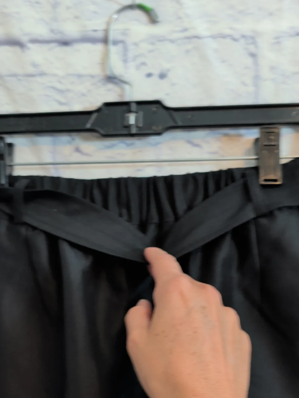 GAP Black Mini Skirt w/ Pockets & Tie Waist - Size 10